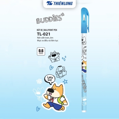 Bút bi - Bút đùn Buddies Thiên Long TL-021