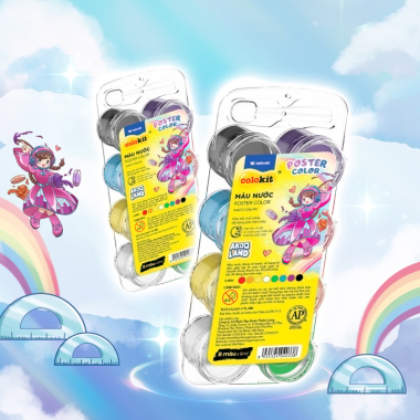 Màu nước 8 màu Thiên Long Colokit WACO-C06/AK - Dễ dàng pha trộn màu - Phiên bản Akooland