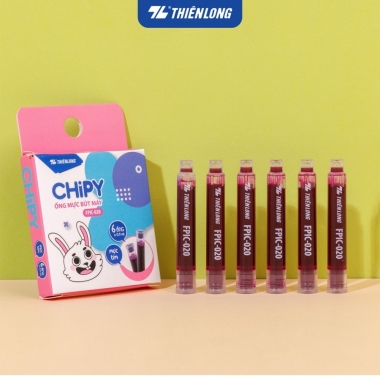 Ống mực bút máy CHiPY Thiên Long FPIC-020 Sử dụng cho bút máy FTC-020