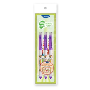 Túi bút bi, bút gel Thiên Long TL-095, TL-105, FL-04/Luck - Phiên bản hanh thông thi cử, đóng gói - Túi 2/3 bút